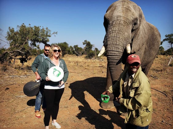 Jamie Deering at Adventures with Elephants