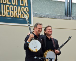 One of the many things special to IBMA: you get masters like Jens Kruger and Mark Johnson doing banjo workshops together for anyone to attend. I’d say they love getting to do these as much as all the folks in the audience, check out those smiles at the end of their workshop this year.