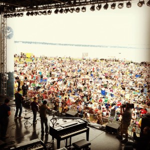 Sleepy Man Banjo Boys performing at the 2012 Newport Folk Festival