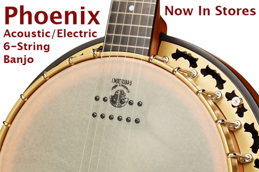 New Deering Phoenix 6-String Banjo Now in Stores