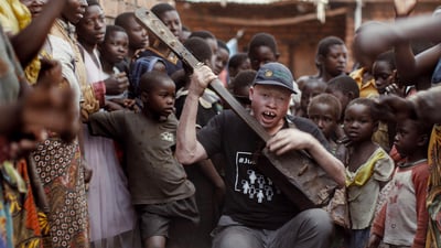 Lazarus with Homemade oil can banjo